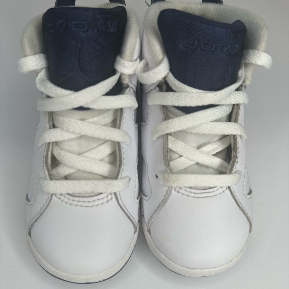 Kids, Jordan size 8, white and blue
